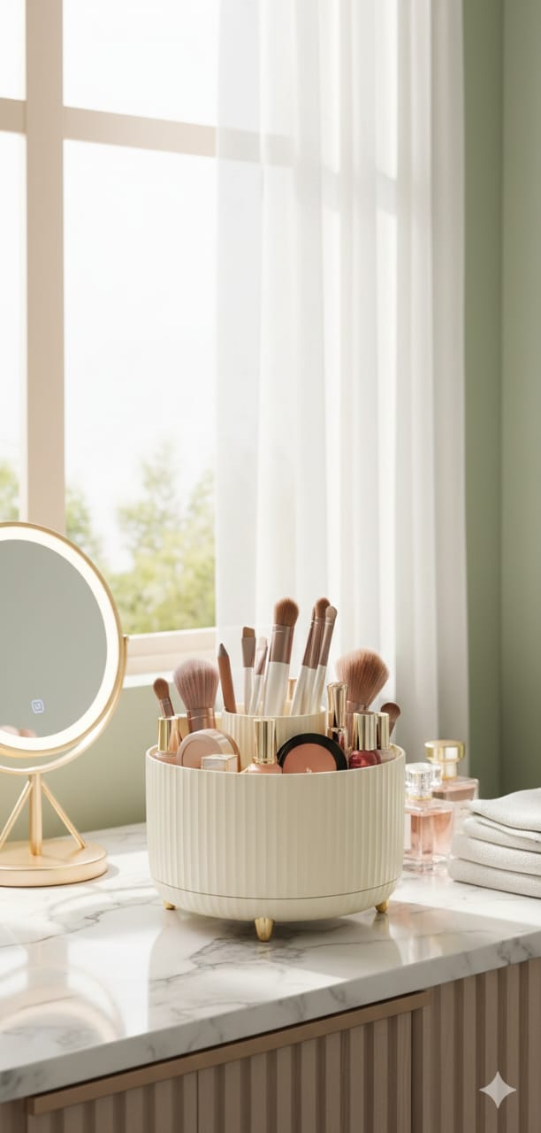 Belloras Multi-Functional 360° Rotating Makeup Organizer