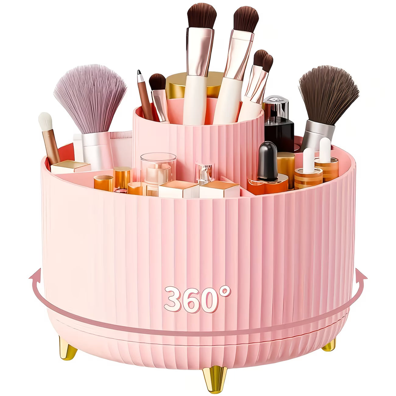 Belloras Multi-Functional 360° Rotating Makeup Organizer